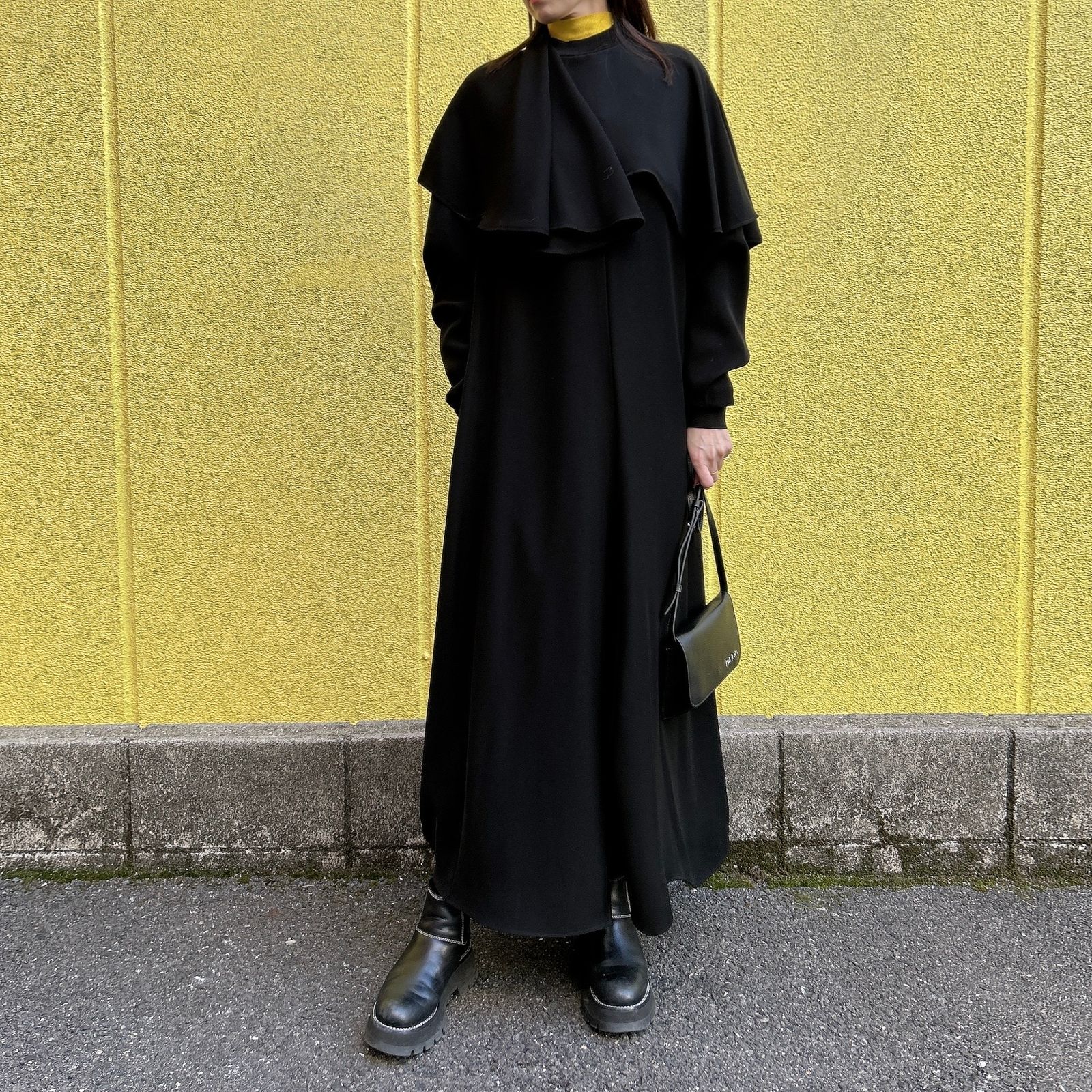 CAPE DRESS / ドレス・ワンピース / ブラック / 2025SS new