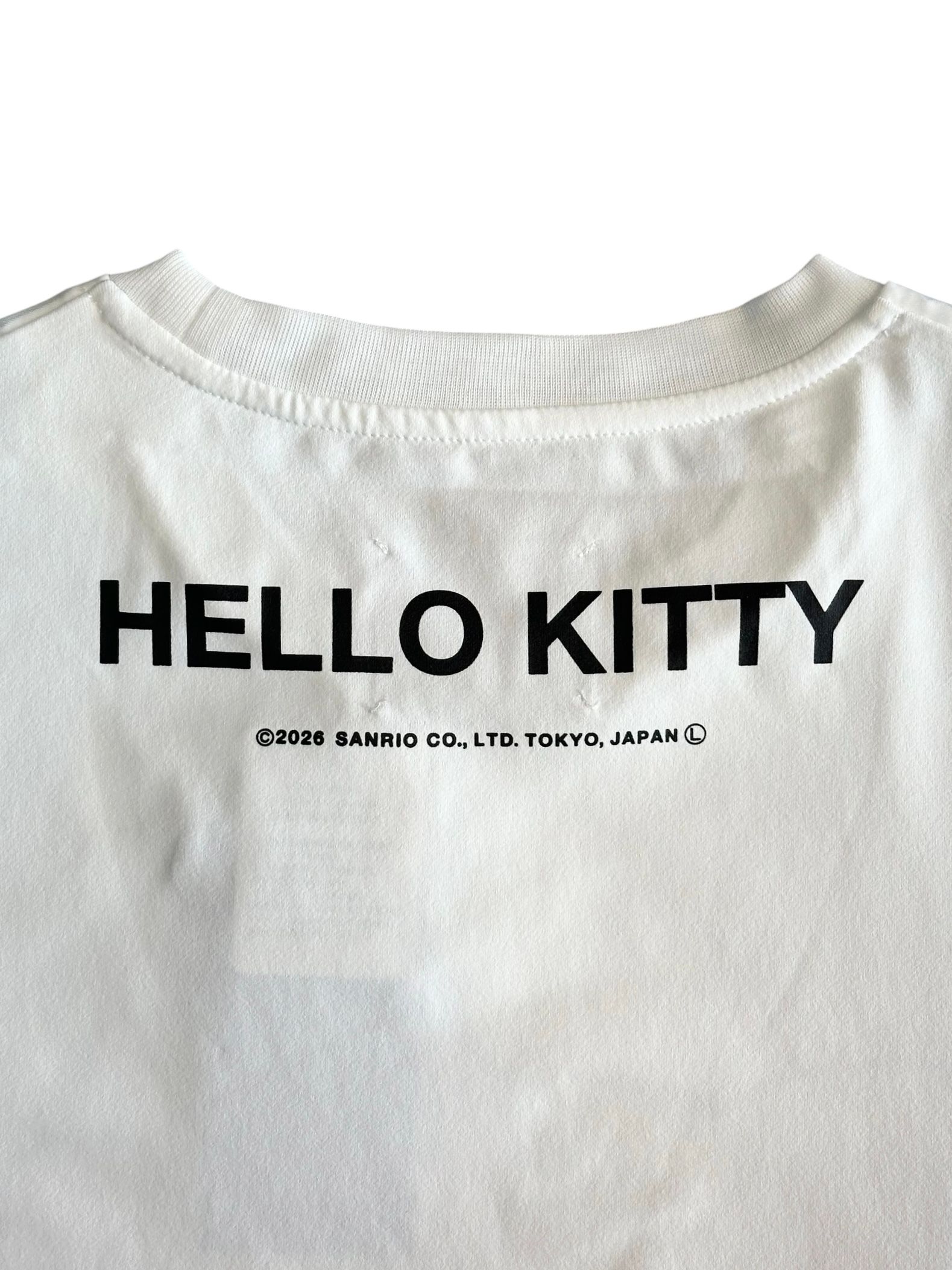 HALLO KITTY TR-094 3DプリントTシャツ/ ハローキティ/ WHITE/ 2026SS NEW