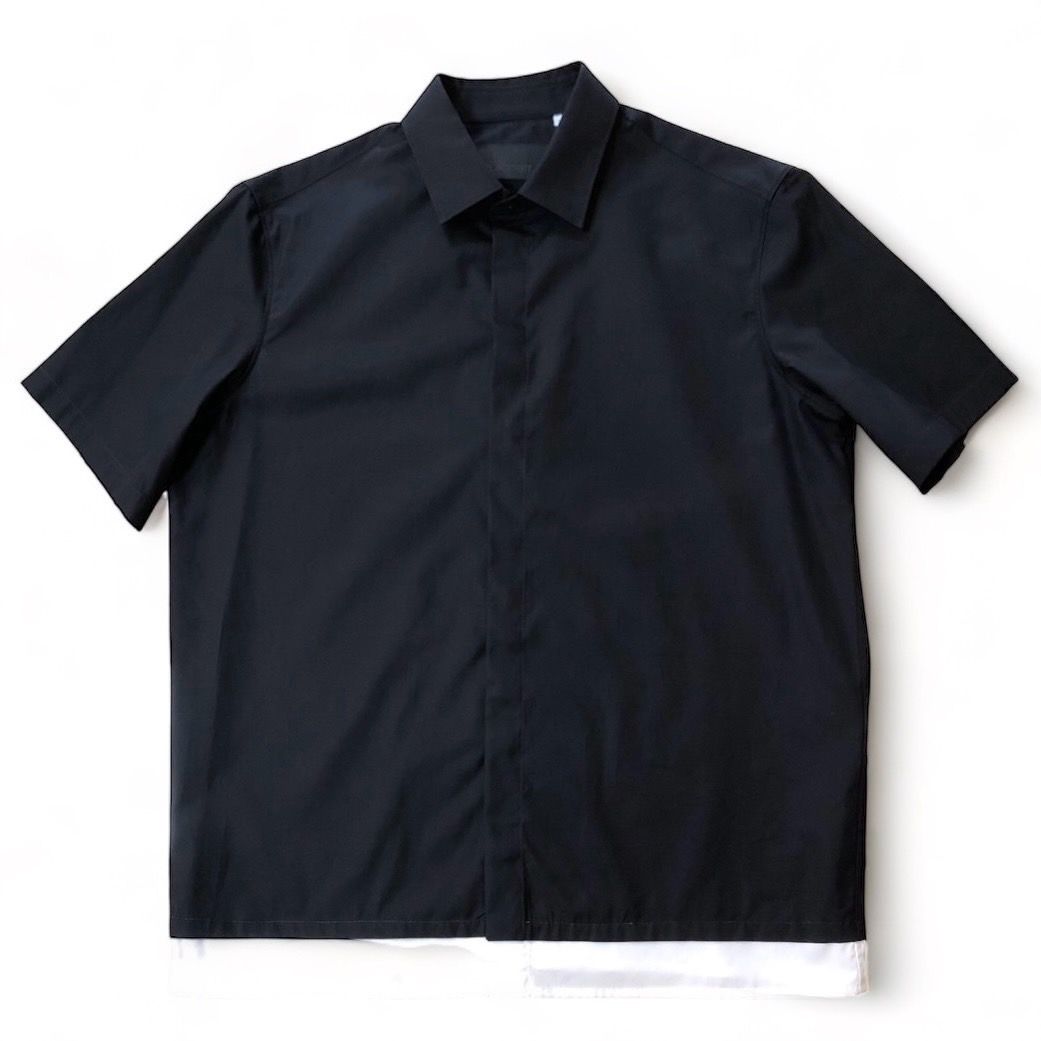 LOOSE DOUBLE LAYER SHORT SLEEEVE SHIRT/シャツ/メンズ