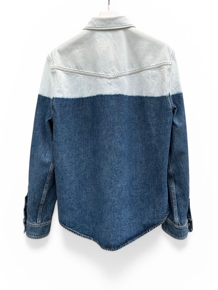 ブリーチデニム ウエスタンシャツ/ ツートンカラー/ 2026SS NEW