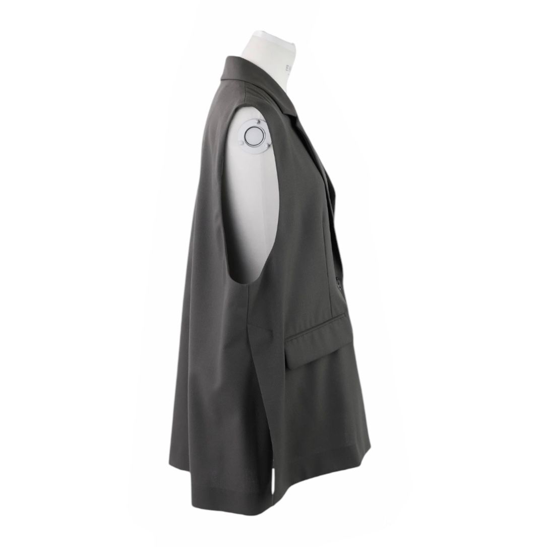WIDE TAILORED VEST / JACKET / グレー / 2025SS new