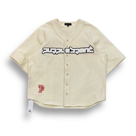 ベースボールシャツ /アイボリー /ボタンシャツ /メンズ