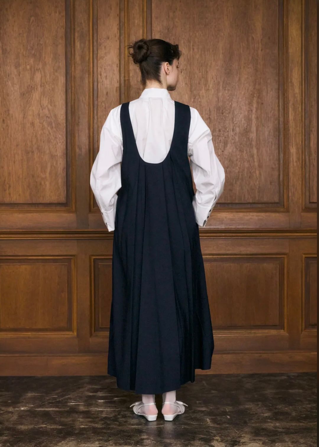 TUCK JUMPER-SKIRT / スカート / Dネイビー / 2025AW new