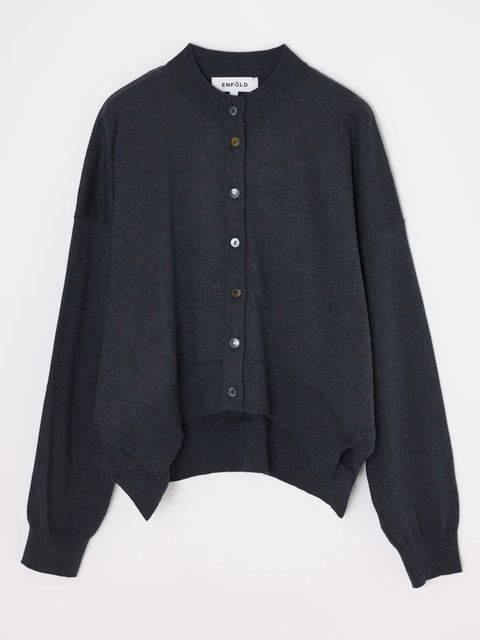 HIGH-NECK CARDIGAN / カーディガン / ダークグレー / 2026SS new