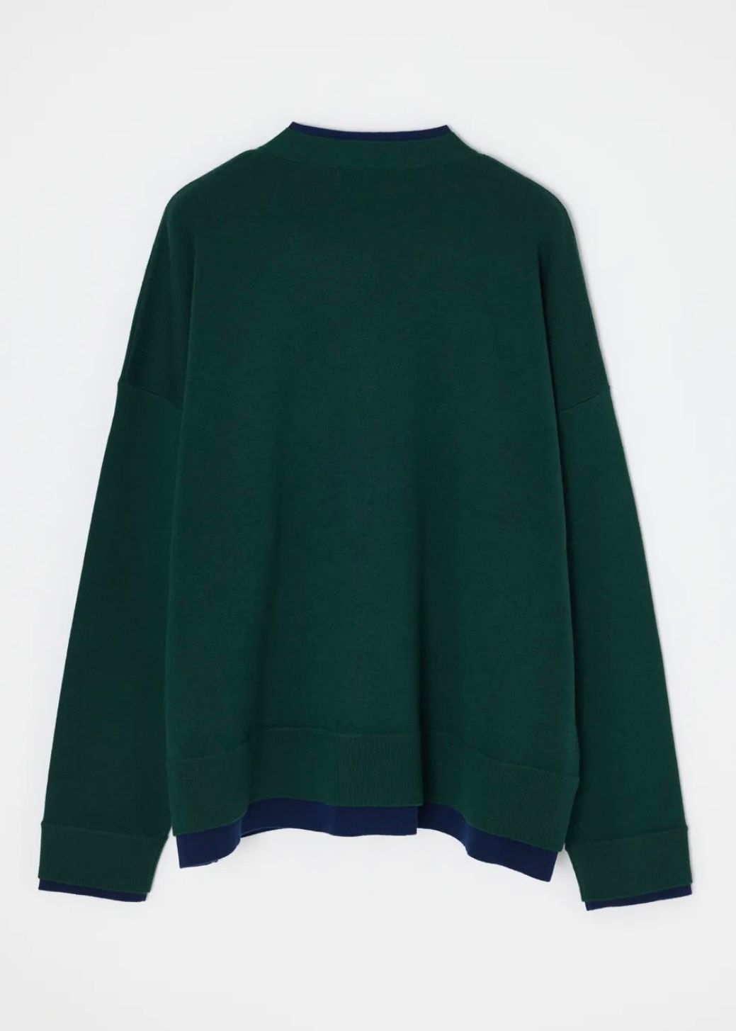 FAKE-LAYERED CARDIGAN / カーディガン / グリーン / 2025AW new