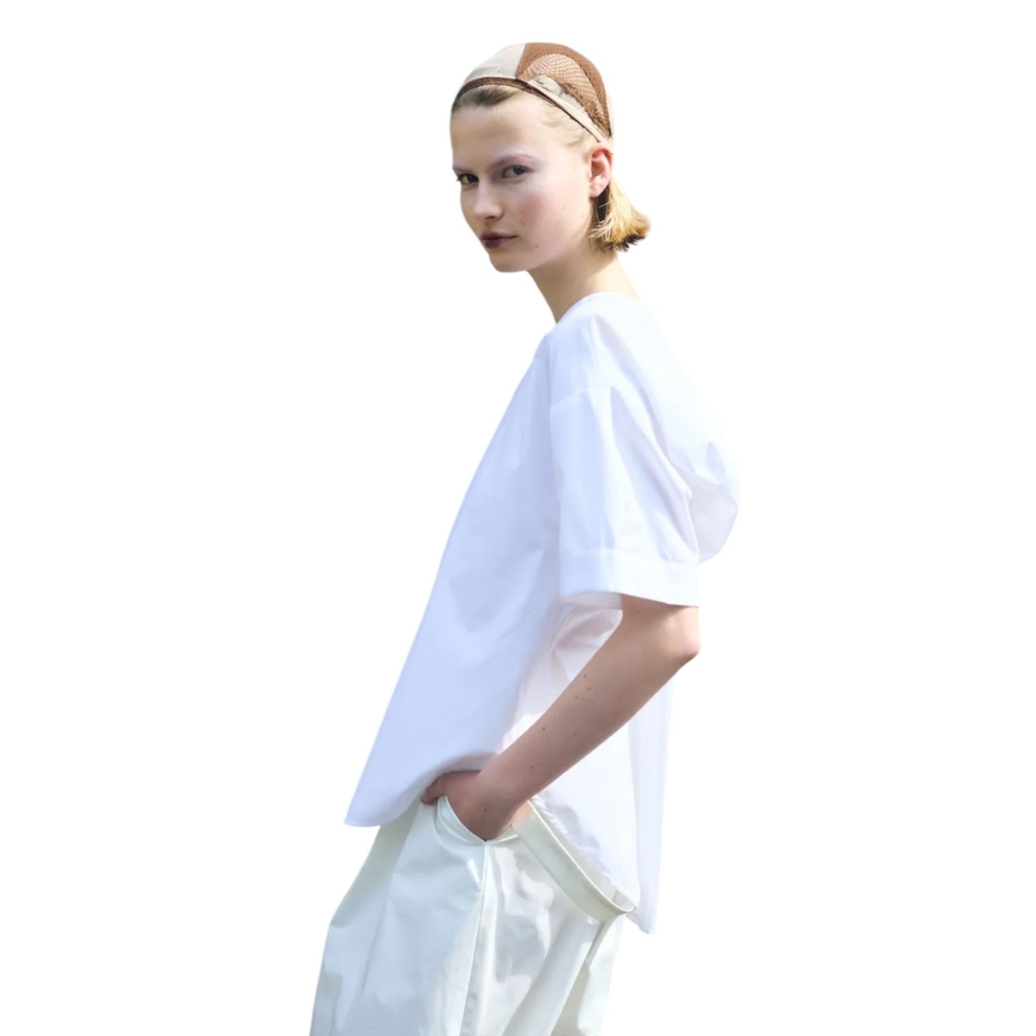 WING-SLEEVES PULLOVER ウィングスリーブス プルオーバー / ホワイト / 2025AW new