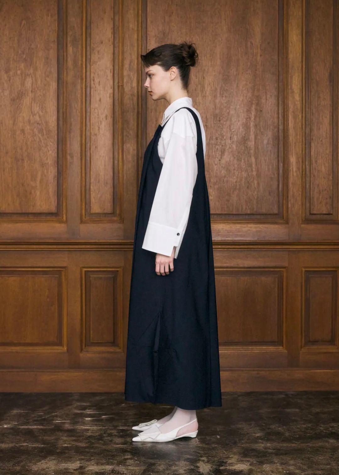 TUCK JUMPER-SKIRT / スカート / Dネイビー / 2025AW new