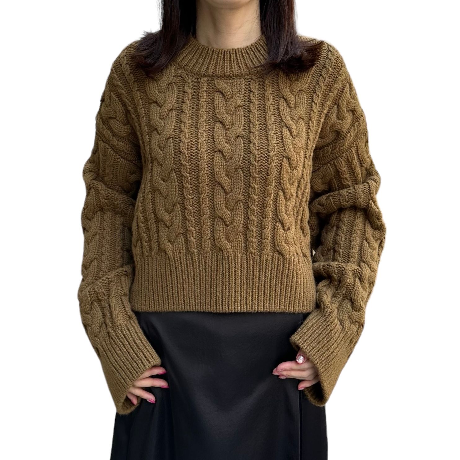VIBEKE JUMPER ヴィベケ・ジャンパー / セーター / ブラウン / 24AW NEW