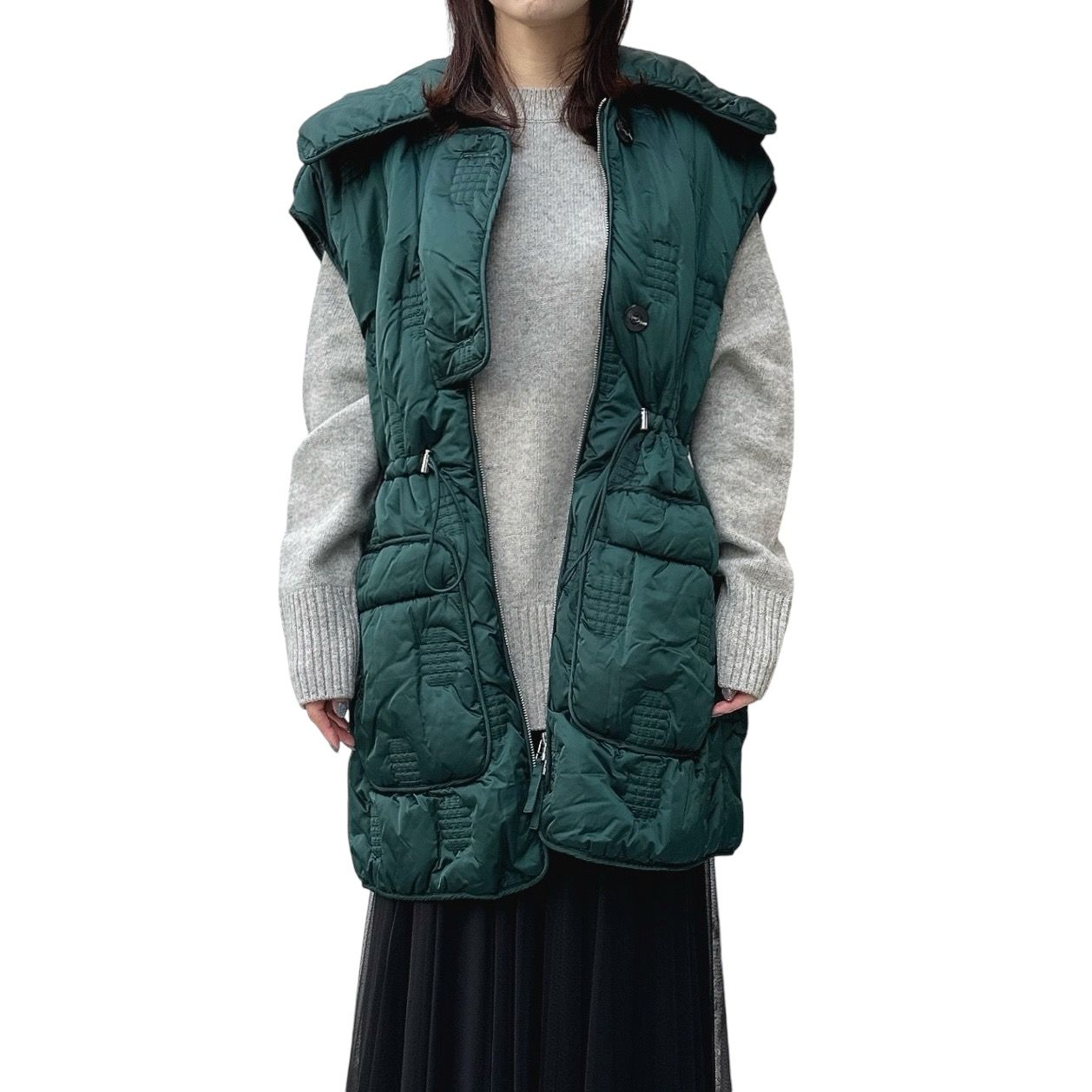 ENFOLD HOOD VEST ベスト HOOD VEST｜38｜BLK｜JACKET｜|ENFÖLD OFFICIAL ONLINE STORE