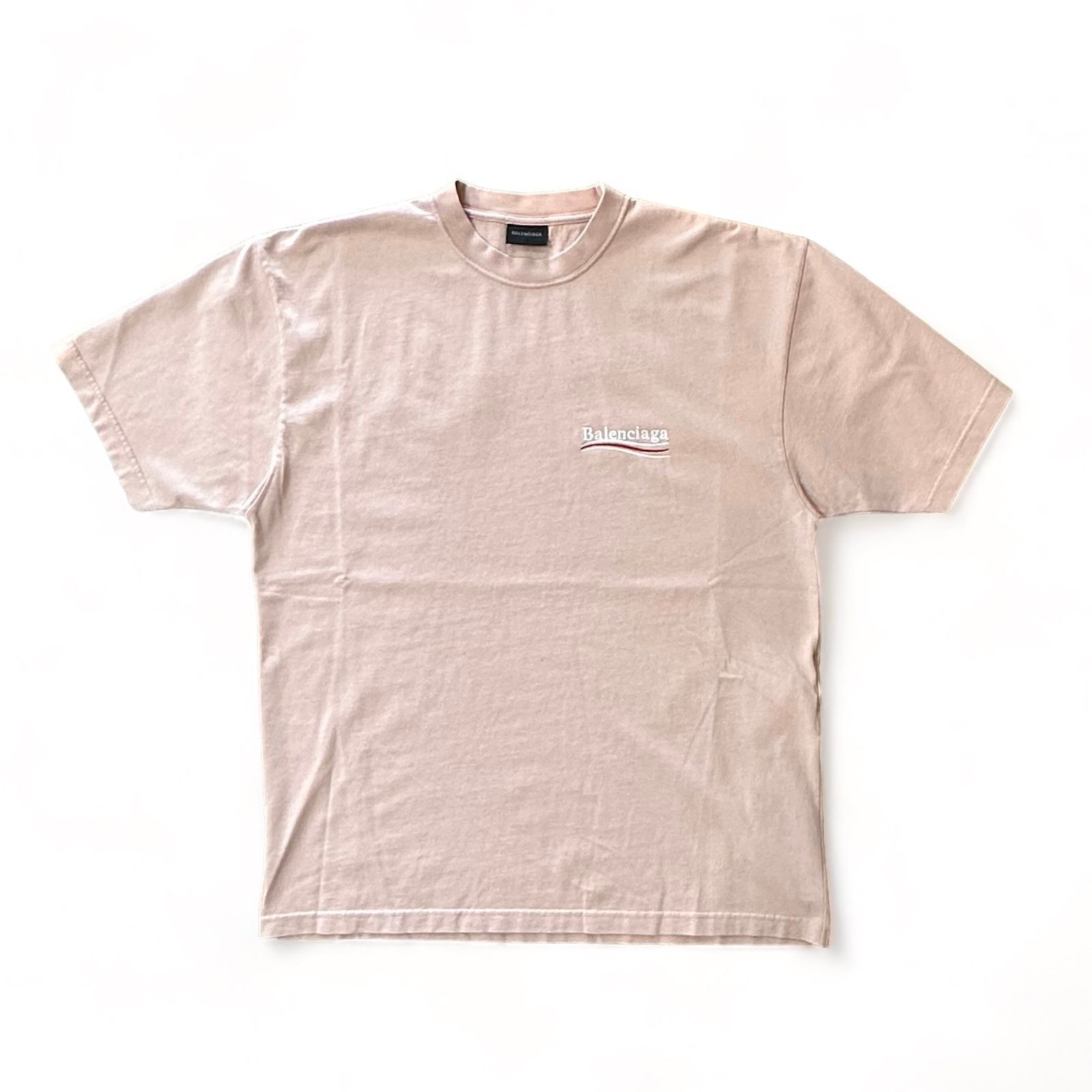 ◆BALENCIAGA 24SS 最新作◆コットン オーバー Tシャツ/Pink ◆ Laurel Classic Boxy T-shirt in Baby Pink | Balenciaga US