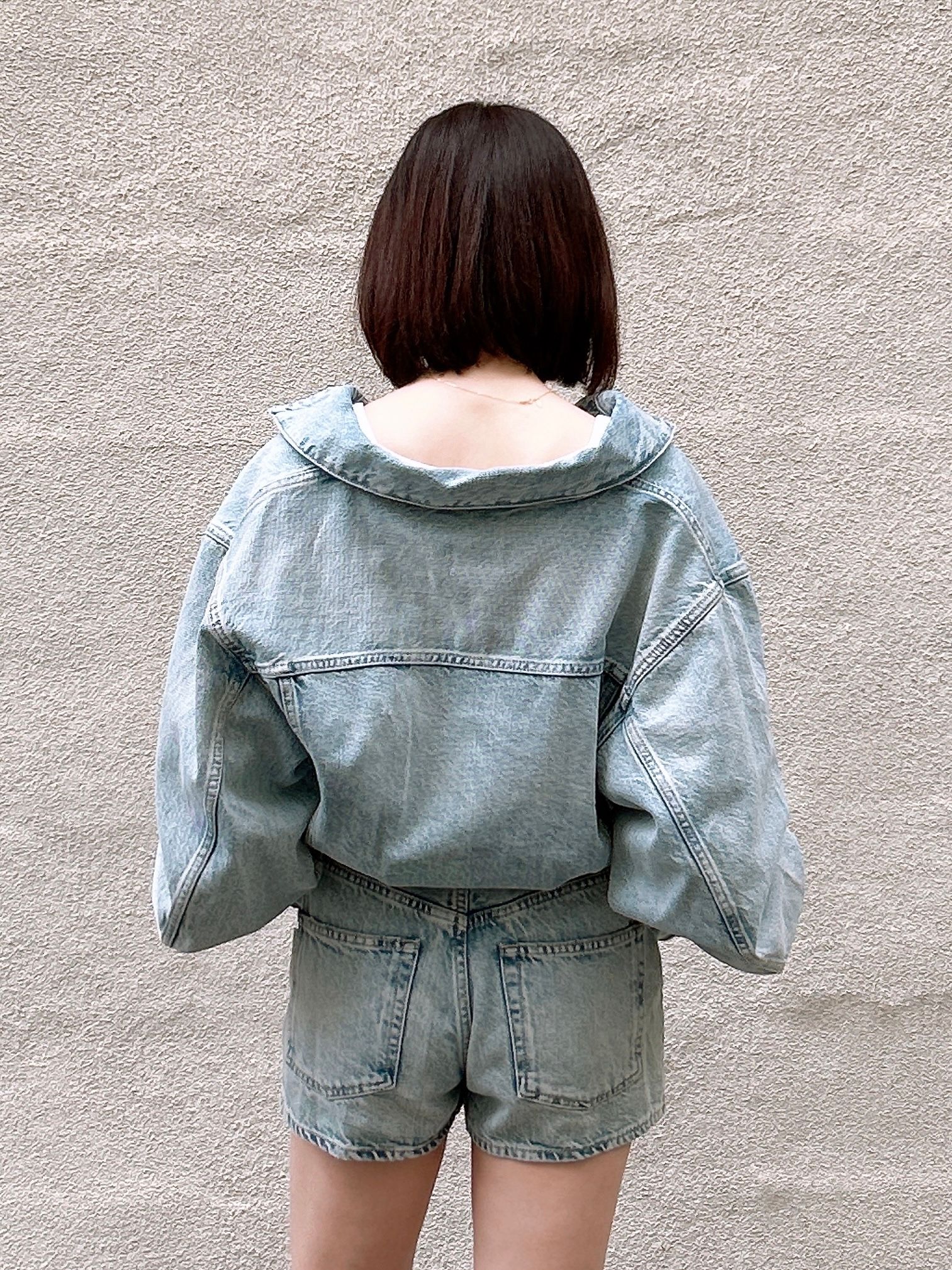 HAIKURE デニム サロペット/ BLUE/ 2026SS NEW