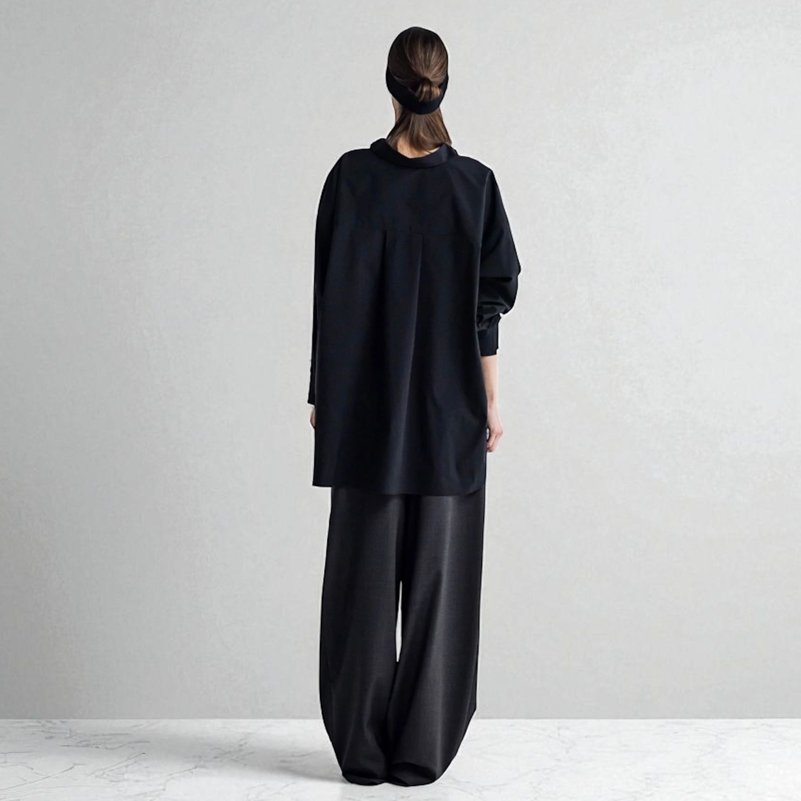 Sweat Panel Shirt / スウェットシャツ / ブラック / 2025aw new
