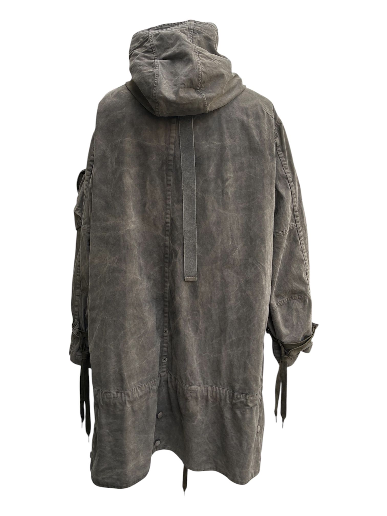 Garment dyed hoodie coat with melton liner / 2026AW /NEW