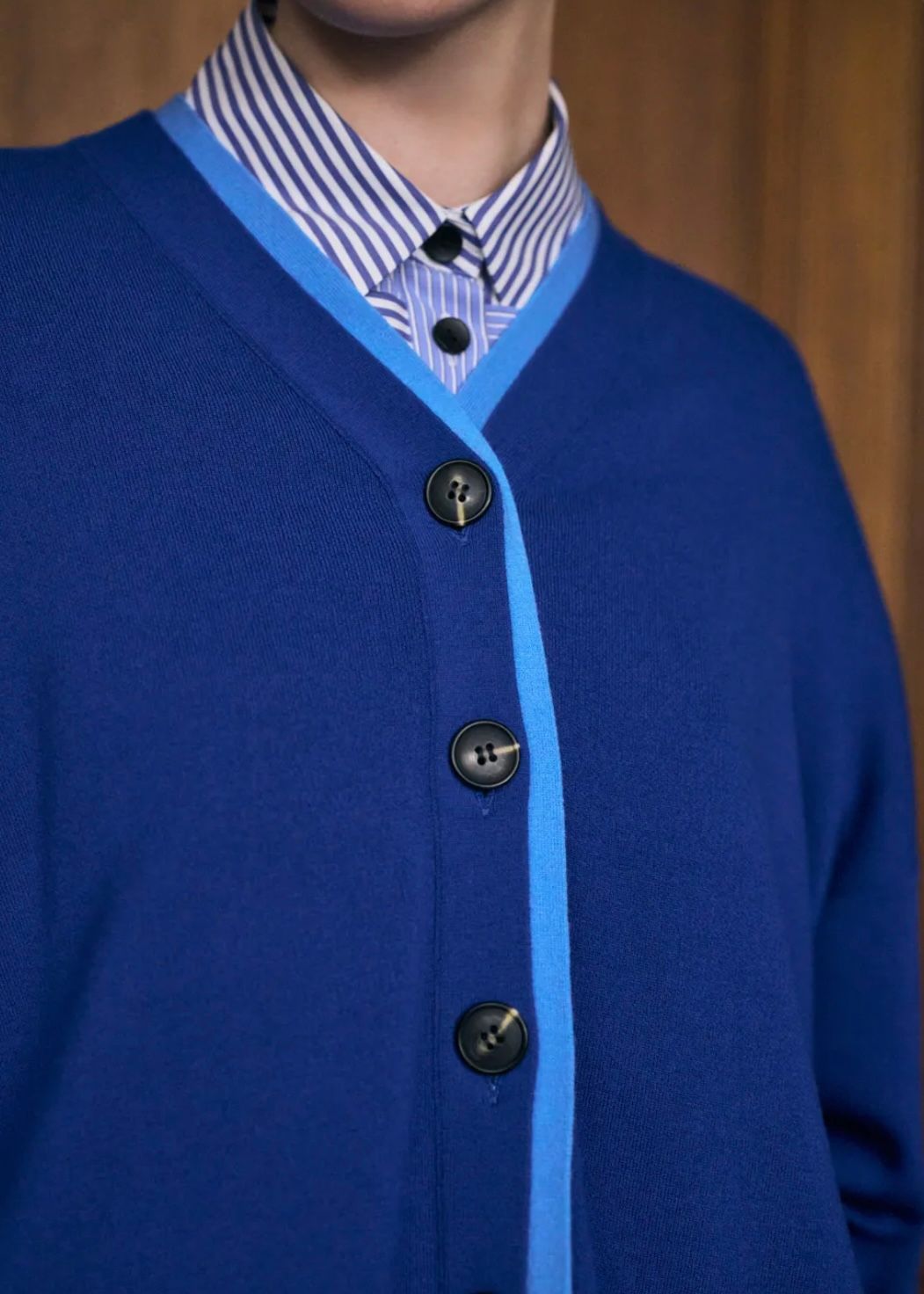 FAKE-LAYERED CARDIGAN / カーディガン / グリーン / 2025AW new