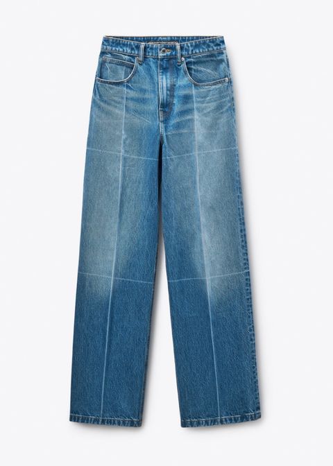foldline wide straight-leg jean / デニム・ジーンズ / ブルー / 2025aw