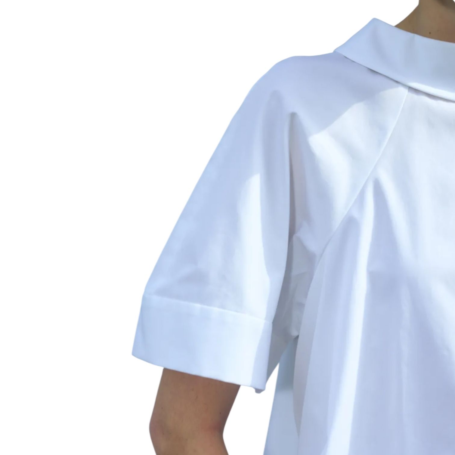 HIGH-NECK BLOUSE ハイネックブラウス / ホワイト / 2025AW new