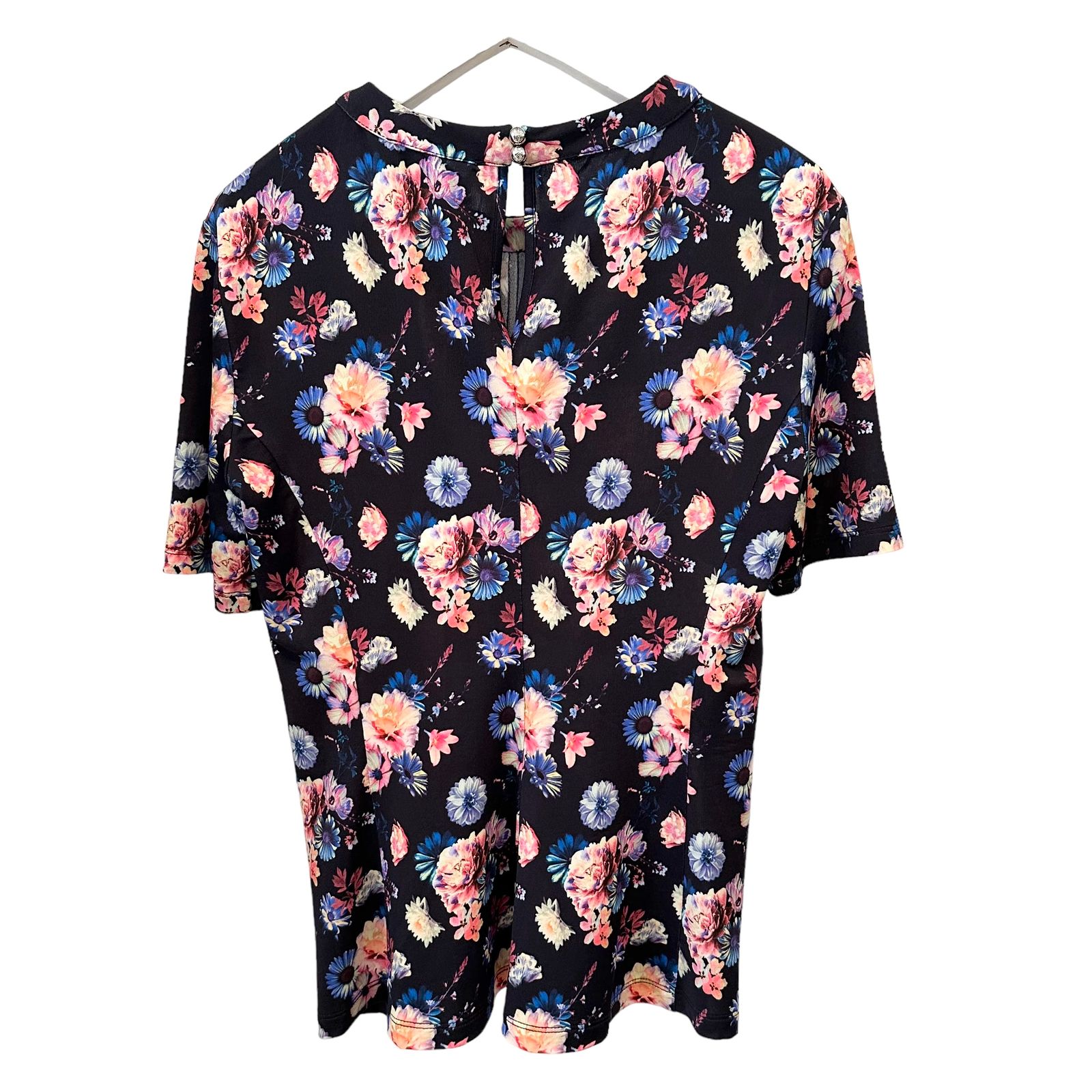 ラバンヌ（パコ ラバンヌ） / Rabanne flower print shirt / 半袖シャツ / ブラウス / 花柄 / ネイビー