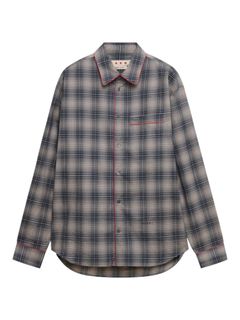 MARNI デグラデチェックシャツ コントラストパイピング / 2026AW / NEW