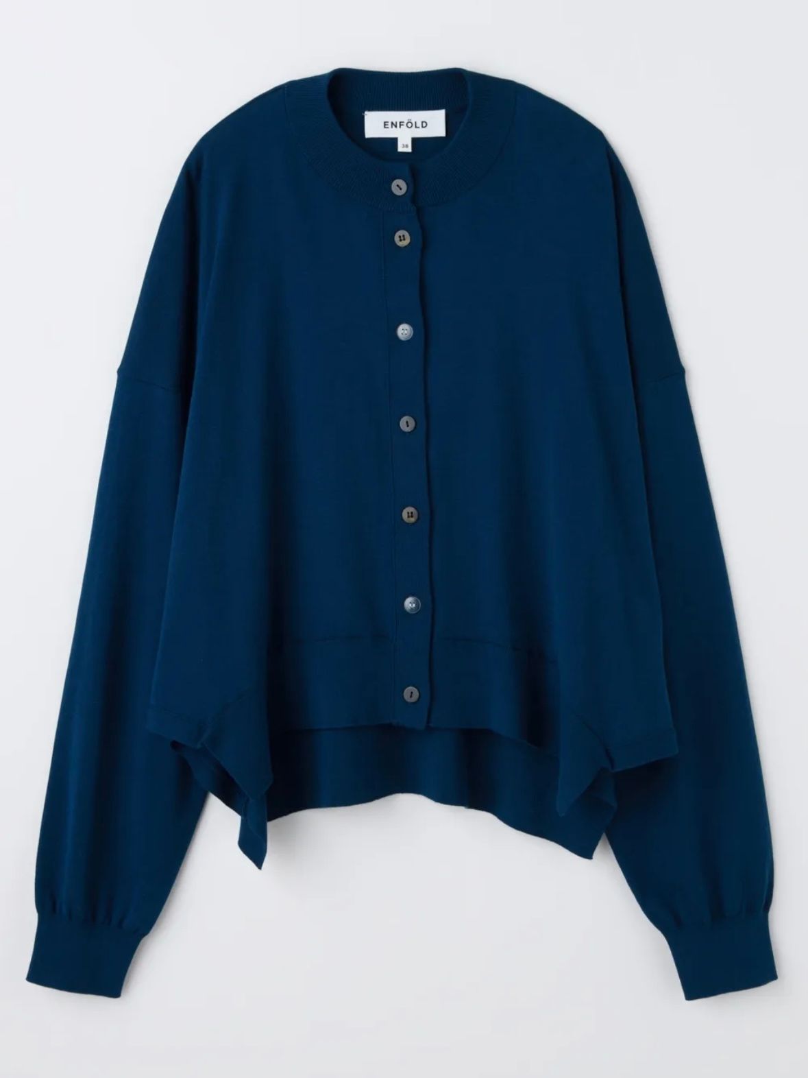 HIGH-NECK CARDIGAN / カーディガン / ダークブルー / 2026SS new