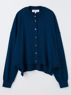 HIGH-NECK CARDIGAN / カーディガン / ダークブルー / 2026SS new