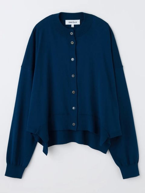 HIGH-NECK CARDIGAN / カーディガン / ダークブルー / 2026SS new