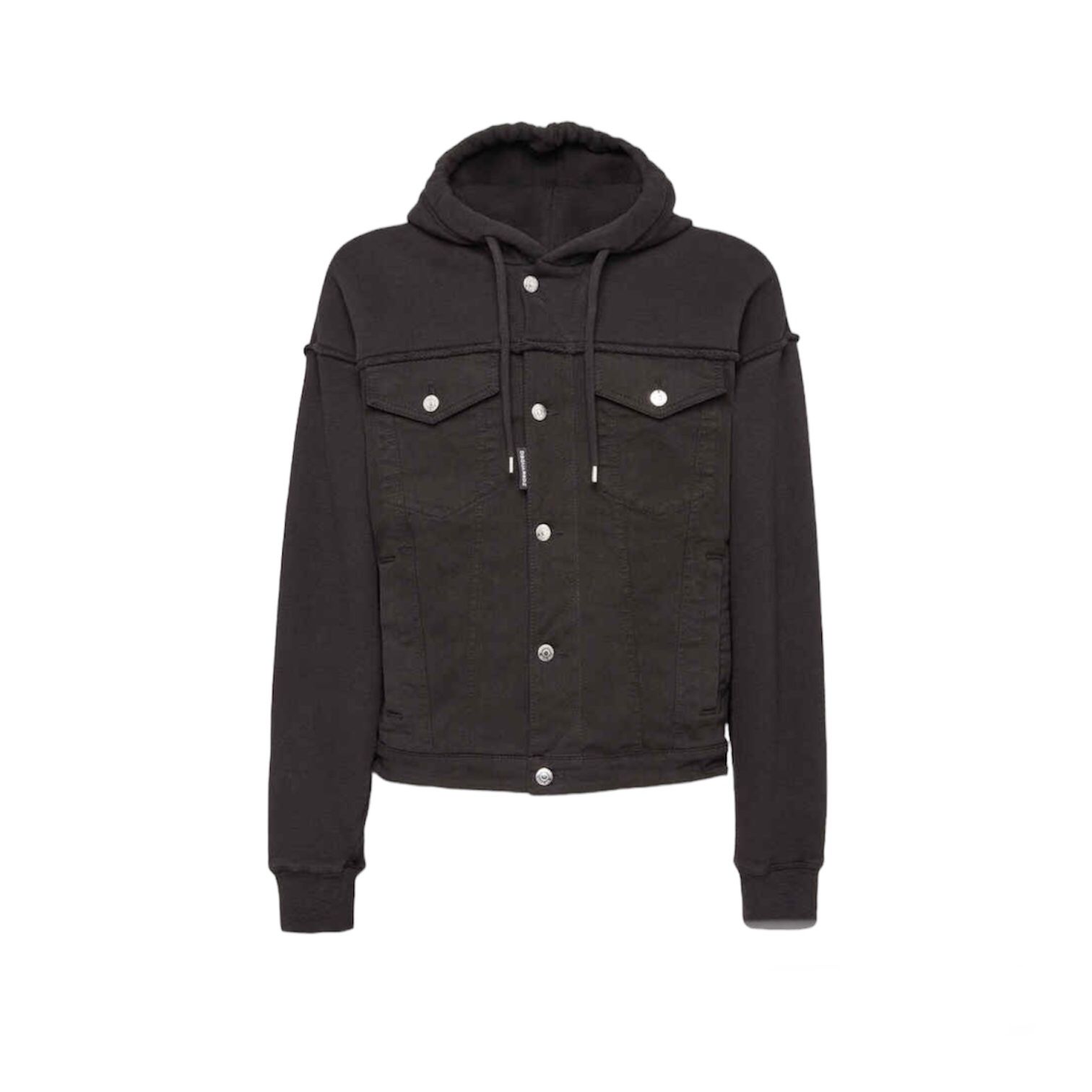 【関税込み】Dsquared2 ブラック Cipro Raglan Fit フーディ DSQUARED2 Cipro Hoodie Black | Mainline Menswear