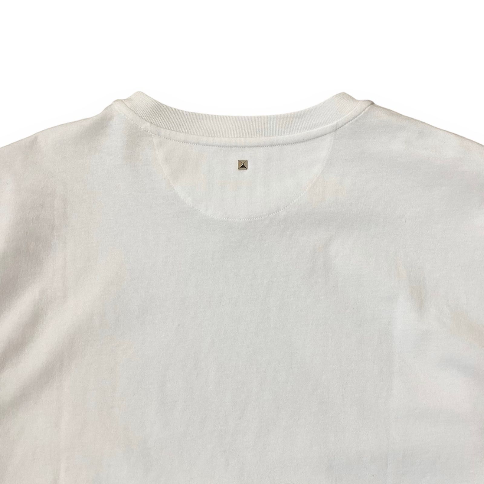 Rock studs T-shirt / クルーネック Tシャツ / オーバーサイズ / ロックスタッズ / メンズ/ホワイト