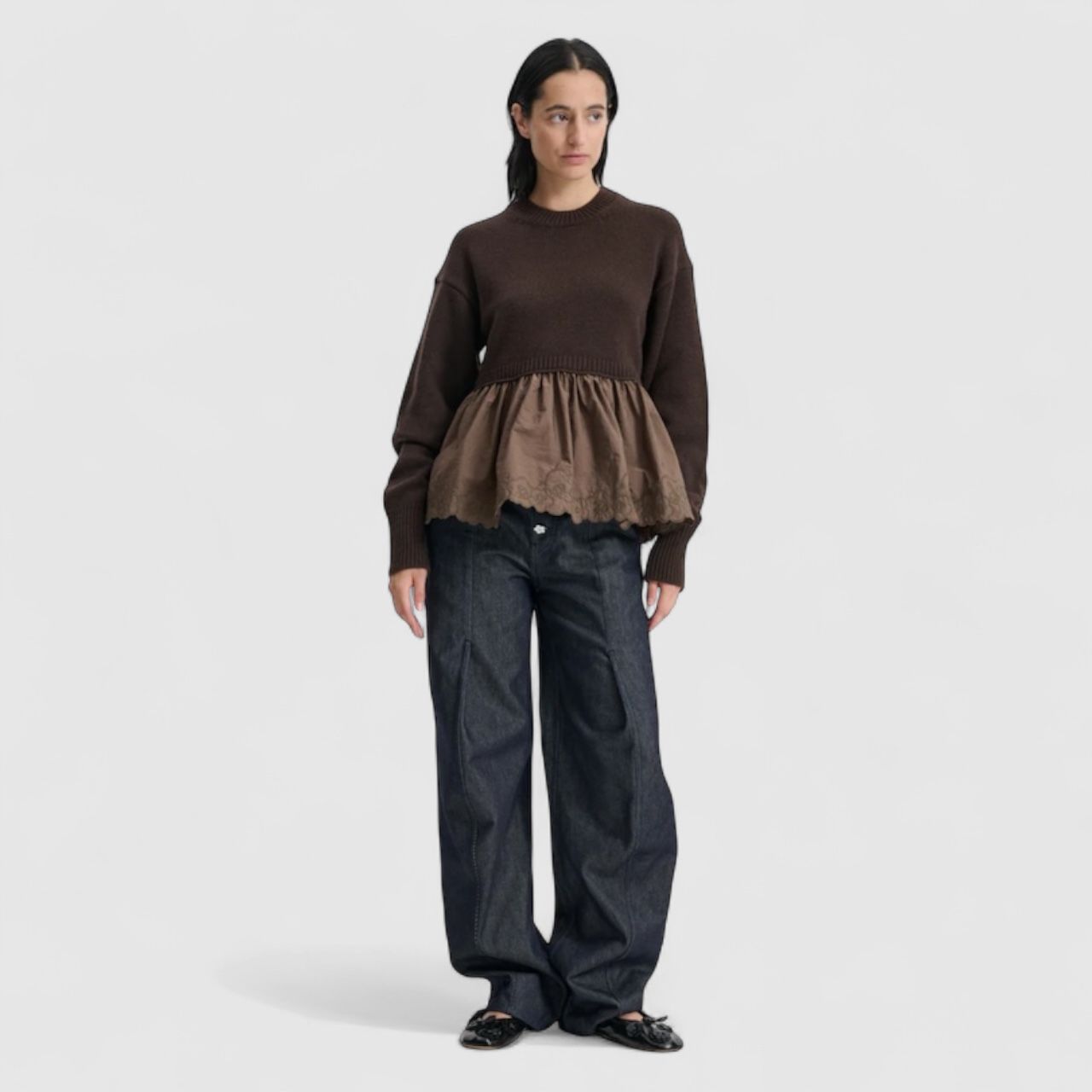 BERA KNITWEAR ベラニットウェア / ジャンパー リサイクル カシミア/ ブラウン / 2025 AW NEW
