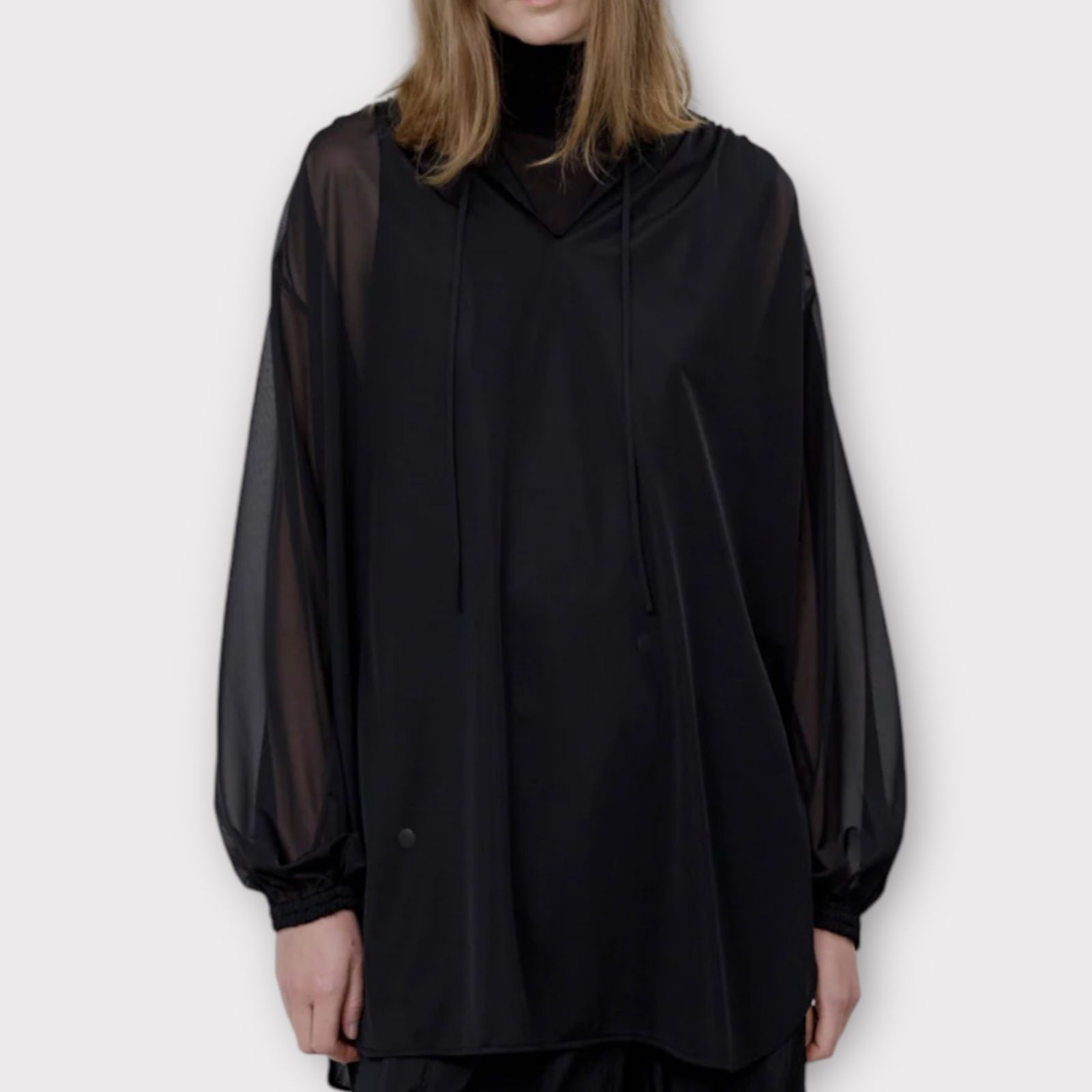 Sheer tricot tunic / チュニック / ホワイト / 2025SS new