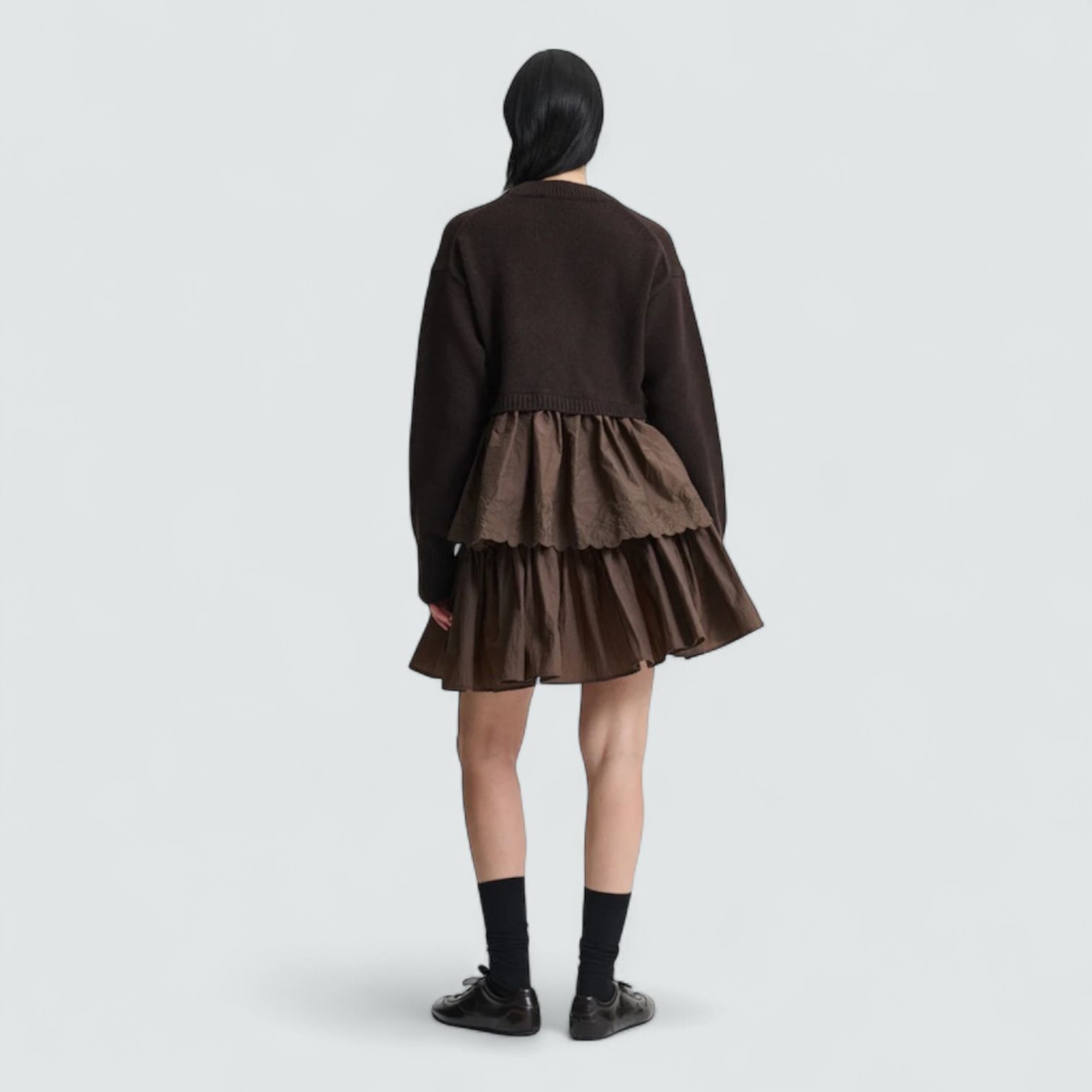 BERA KNITWEAR ベラニットウェア / ジャンパー リサイクル カシミア/ ブラウン / 2025 AW NEW