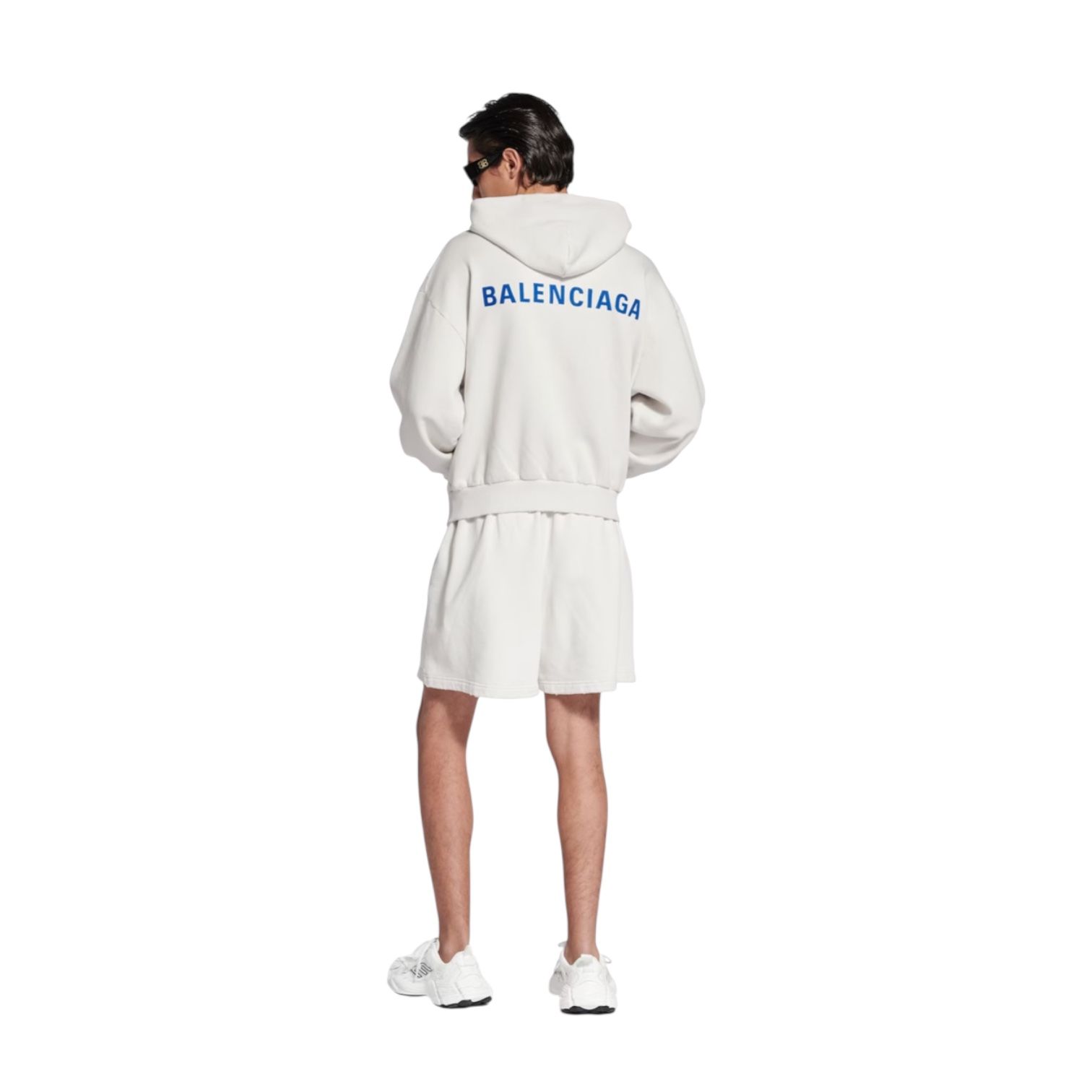 BALENCIAGA BACK ジップアップ フーディー / レギュラーフィット / ホワイト /  2025aw NEW