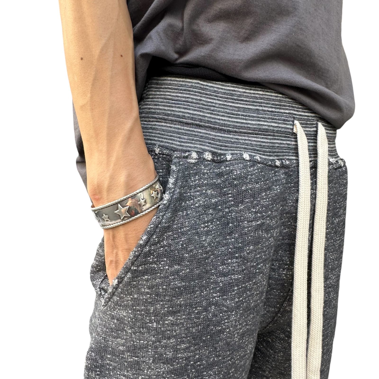 Alberto Bresci AB アルベルトブレーシ メランジスエットパンツ 24AW NEW