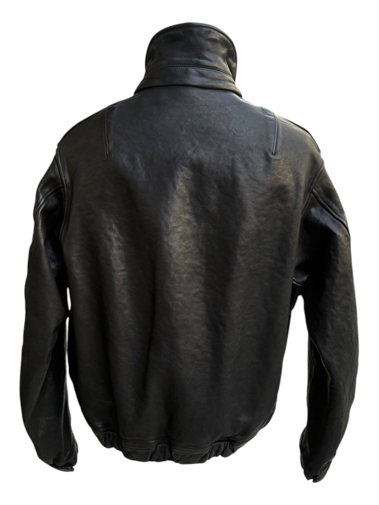 Garment dyed cow leather blouson / 2026AW / NEW