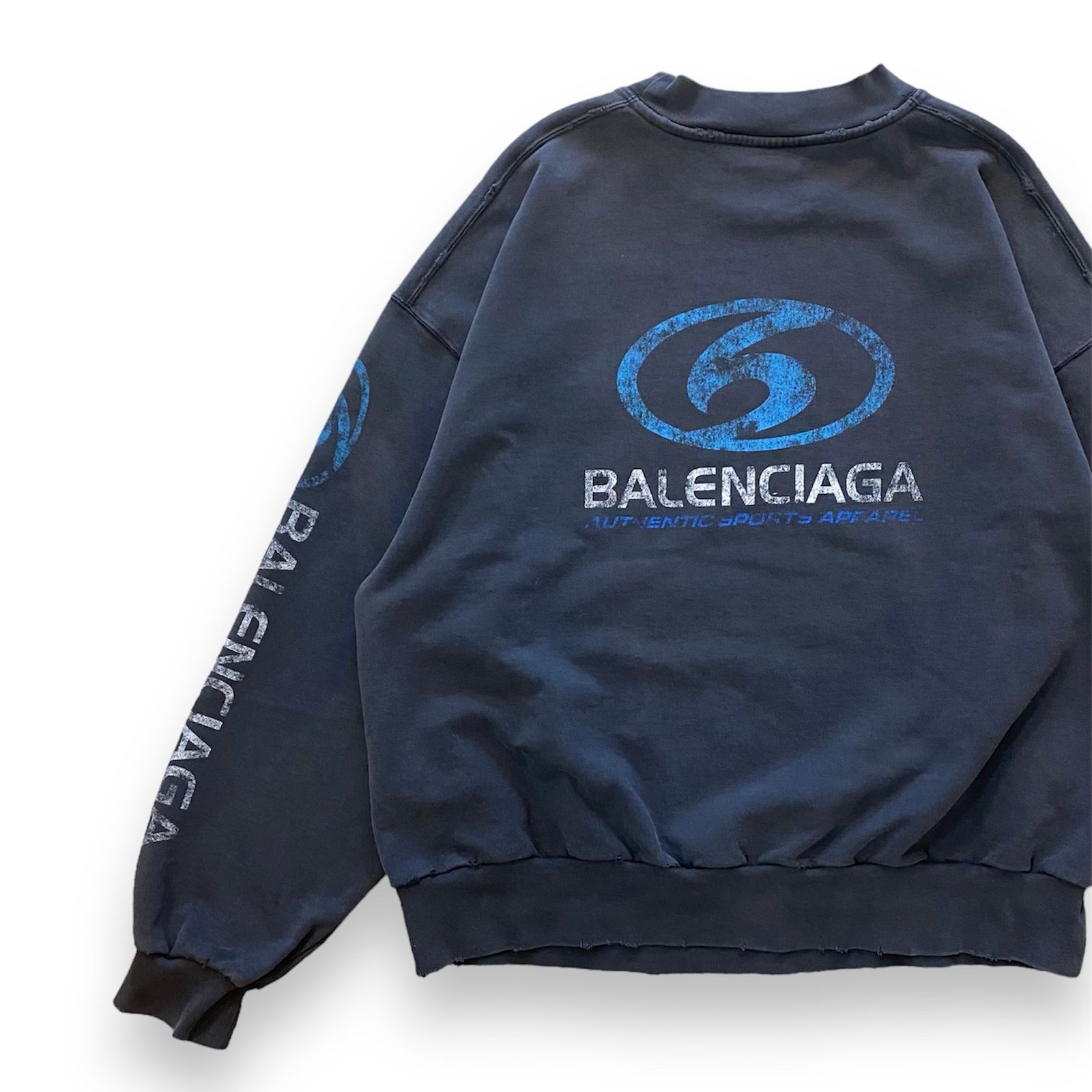 バレンシアガ オーバーサイズ スウェットシャツ / スウェットシャツ / ブラック / メンズ / 24SS NEW