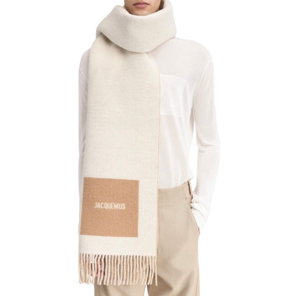 The Rond Carre scarf ロン・カレ スカーフ / ストール / ベージュ / ユニセックス / 24AW