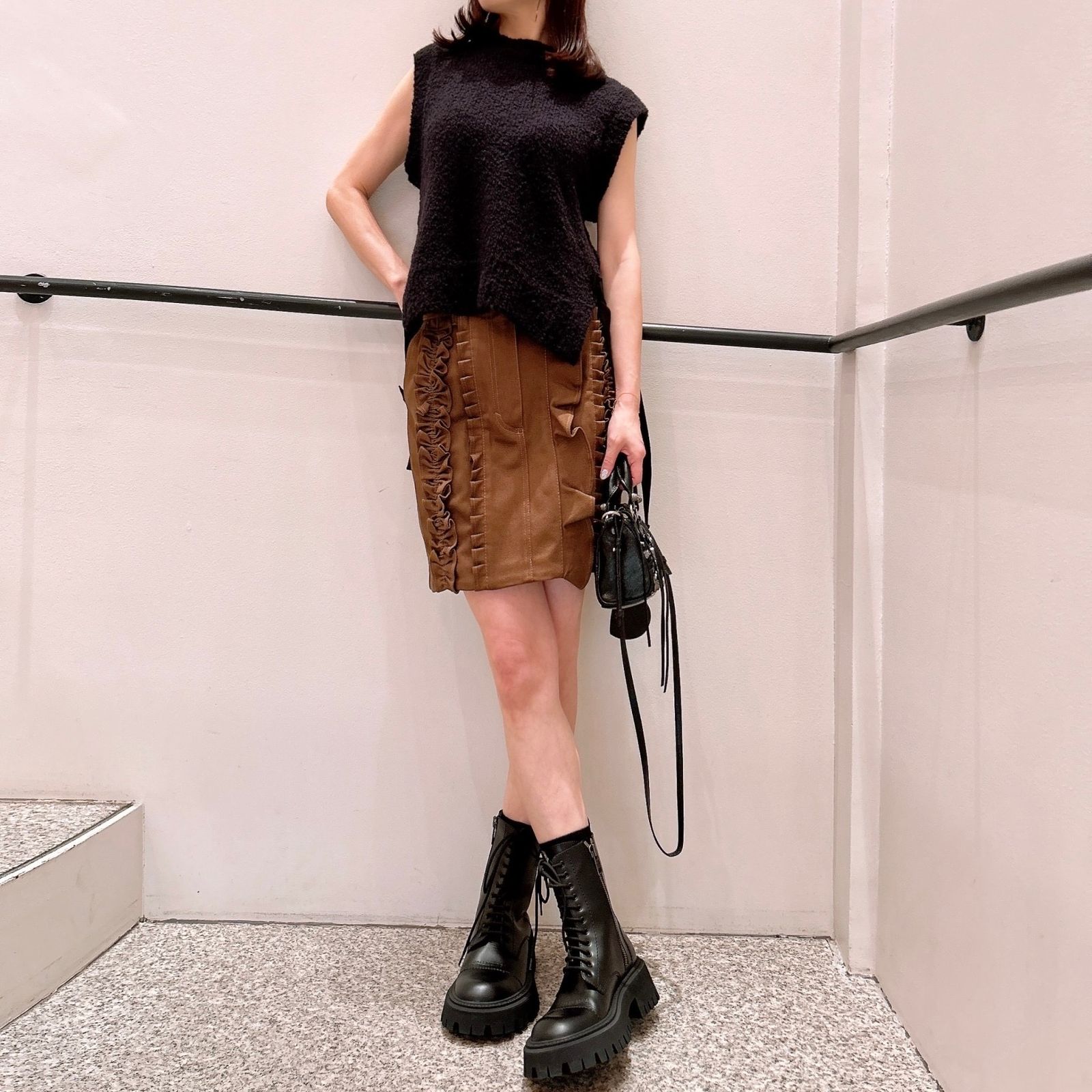 オーディンスカート / デニムスカート / ブラウン / 24AW NEW