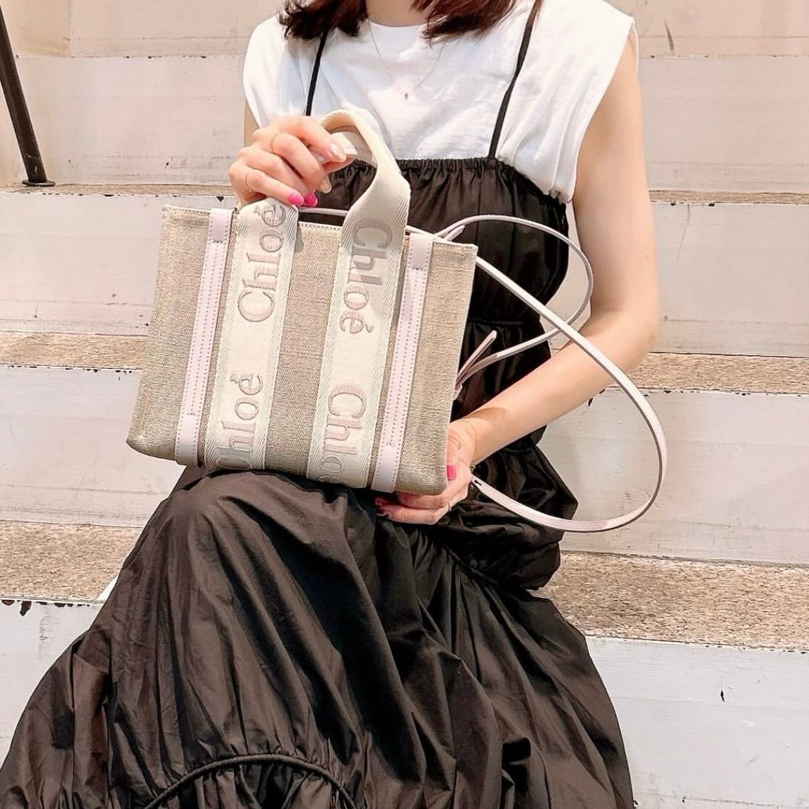 リネン製WOODYスモールトートバッグ / トートバッグ / Wild Grey / 24AW NEW