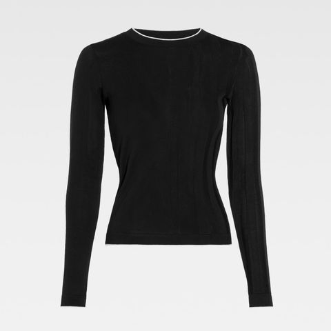 The Tricot sweater トリコット セーター / アシンメトリー / ブラック / 24AW