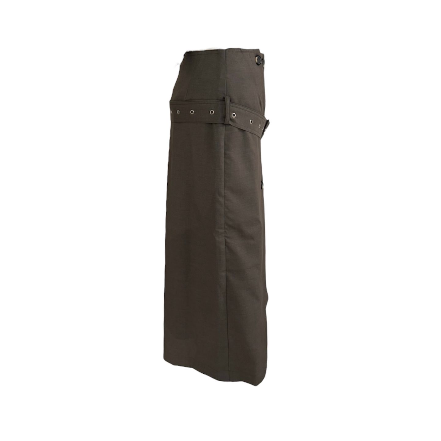 MULTI PANEL MIDI SKIRT / スカート / 巻きスカート / ブラウングレー / ウィメンズ
