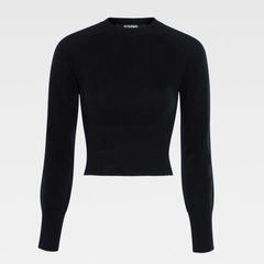 The Soglia knit ソリアニット / カシミアニット / ブラック / 24AW