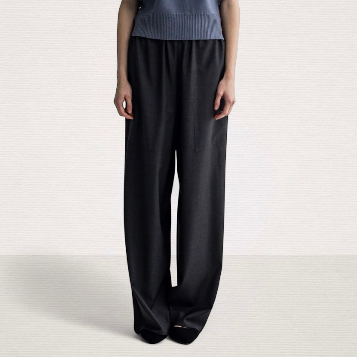Easy Wide Leg Pants / パンツ / ブラック / 2025aw new