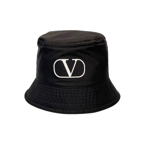V logo signature bucket hat / 帽子 / ハット / バケットハット / ポリエステル / Vロゴ / ブラック