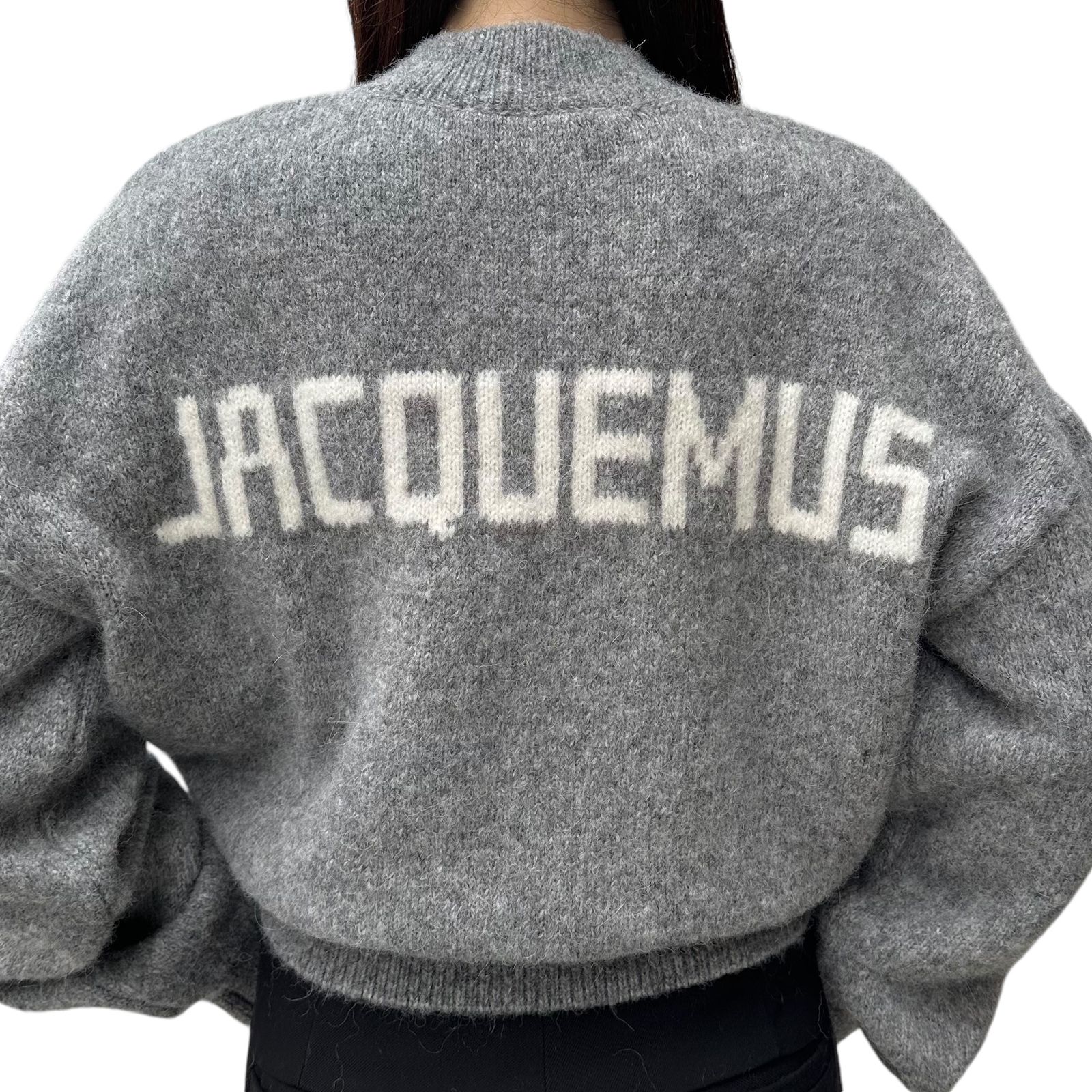 The jacquemus knit ジャックムス ニット / グレー / 24AW