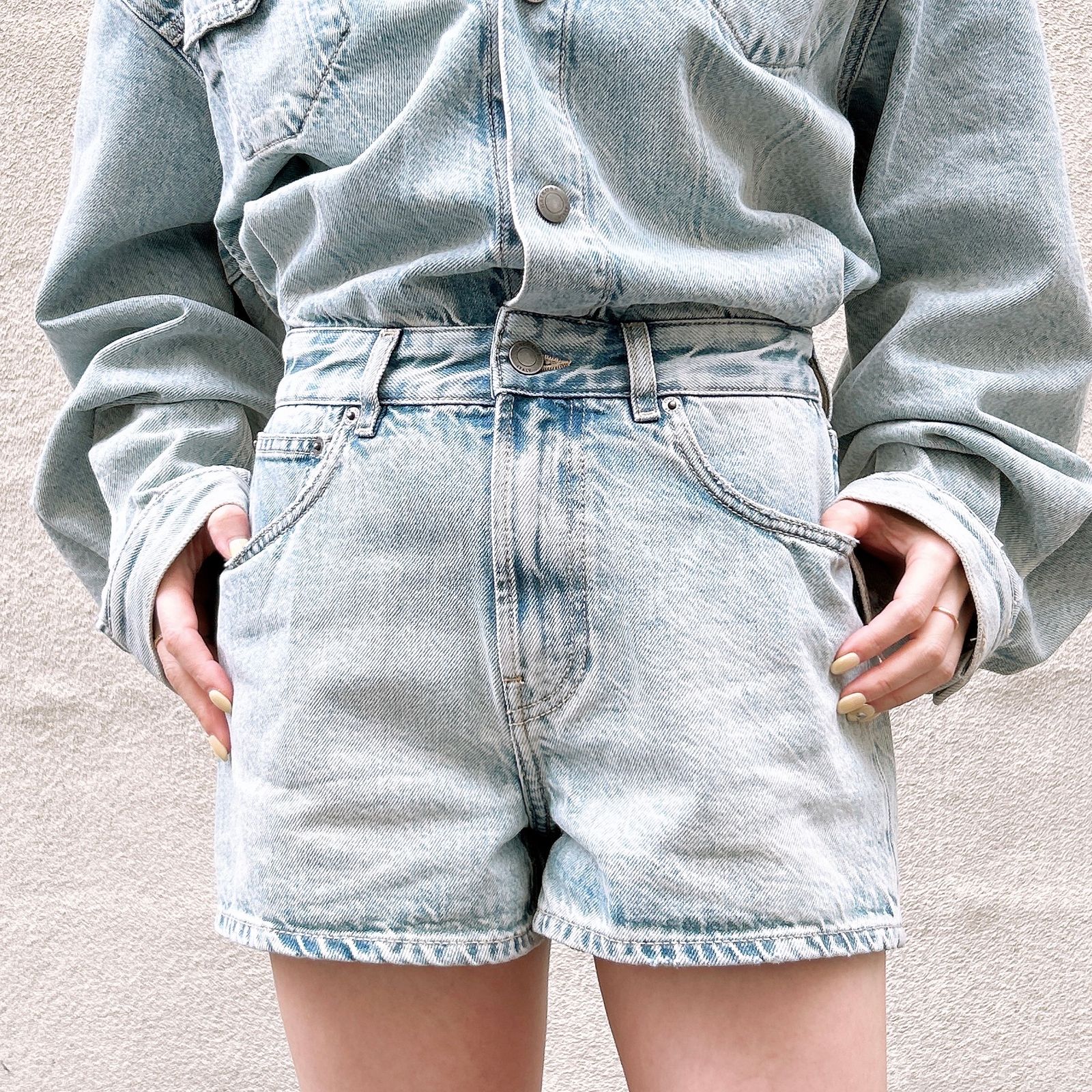 HAIKURE デニム サロペット/ BLUE/ 2026SS NEW