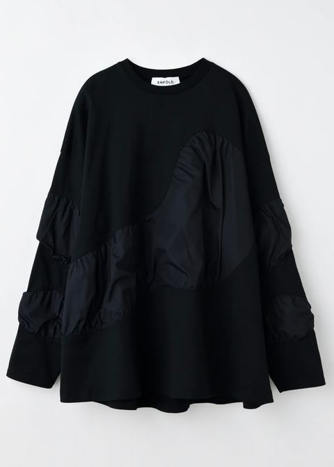 PUFF-VOOLUME LONG SLEEVE-T-SHIRT / Tシャツ・ロングTシャツ / ブラック / 2025AW new