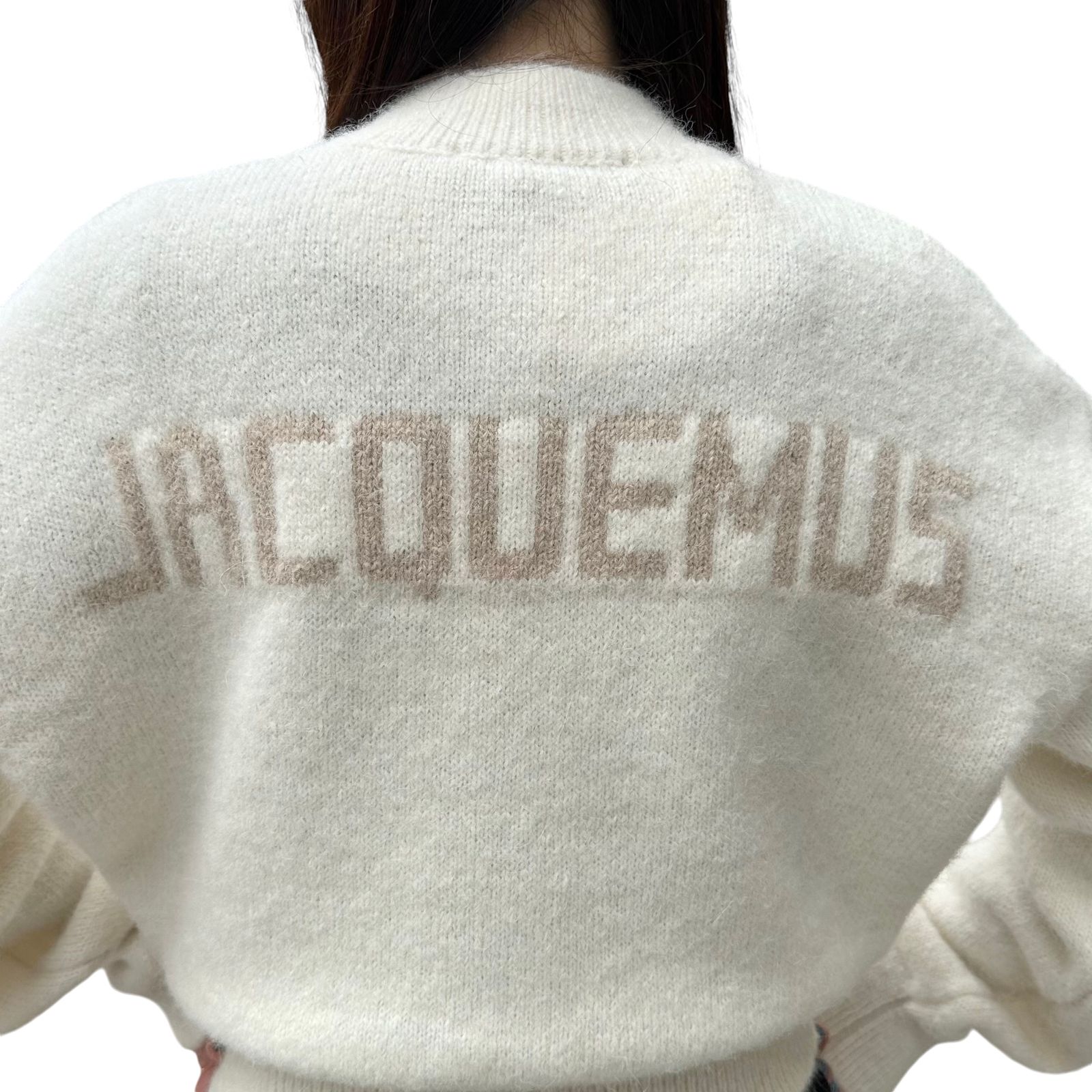 The jacquemus knit ジャックムス ニット / ホワイト / 24AW