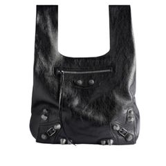 LE CAGOLE MEN ショッパーバッグ / トートバッグ / ブラック / メンズ / 24SS NEW