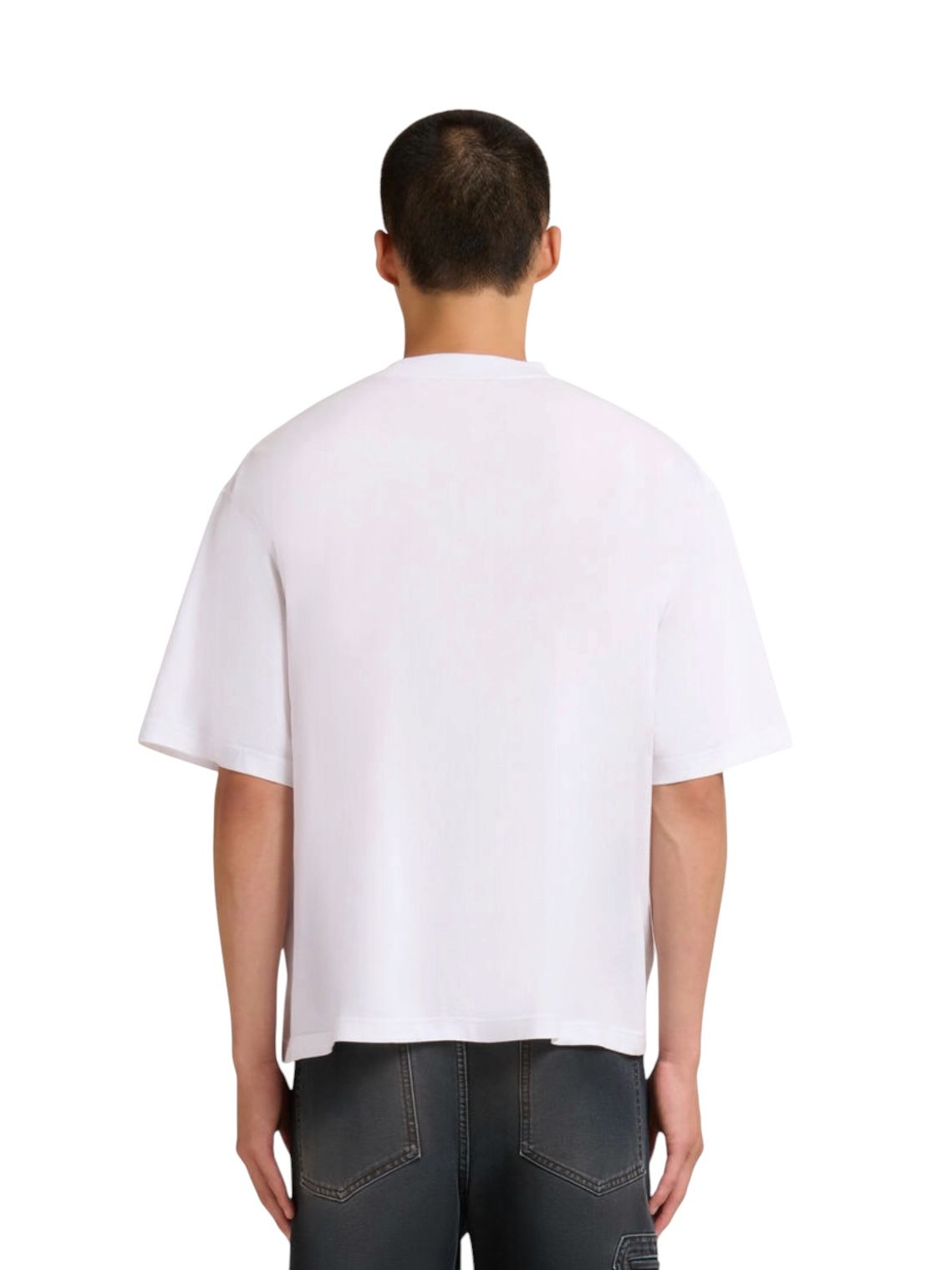 Marni Animal Alphabetフロッキーホワイト コットンTシャツ/ 2026SS NEW