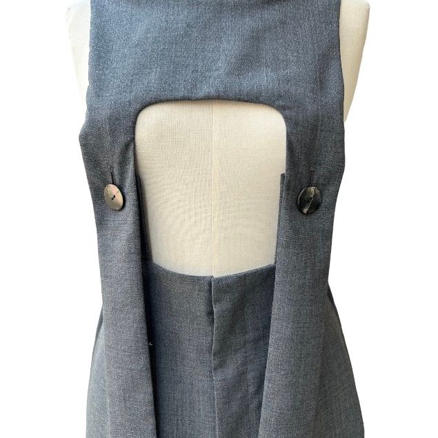 VEST OVER-ALLS / サロペット / グレー / 24AW NEW
