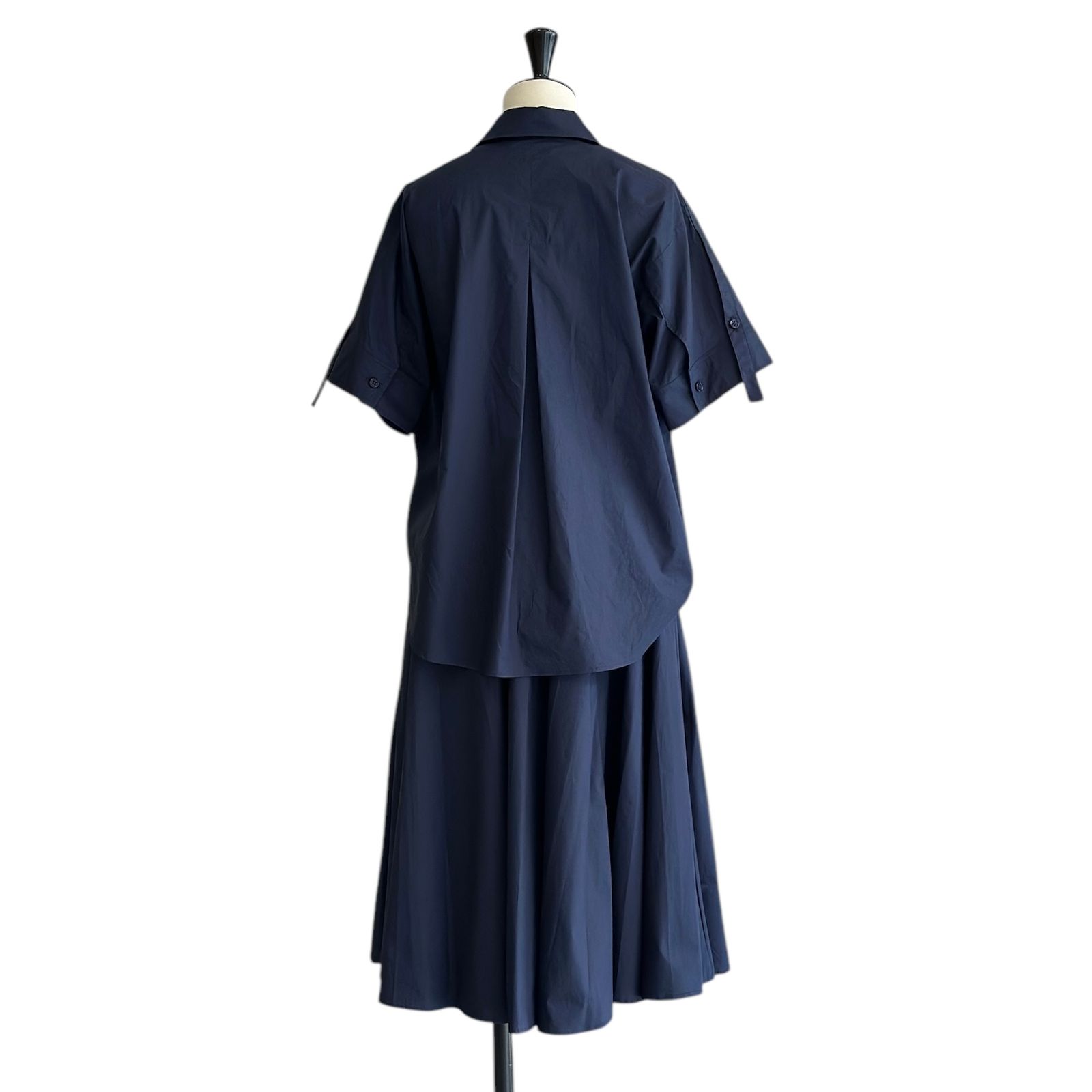 シャツマキシワンピース / ネイビー / 2025SS new